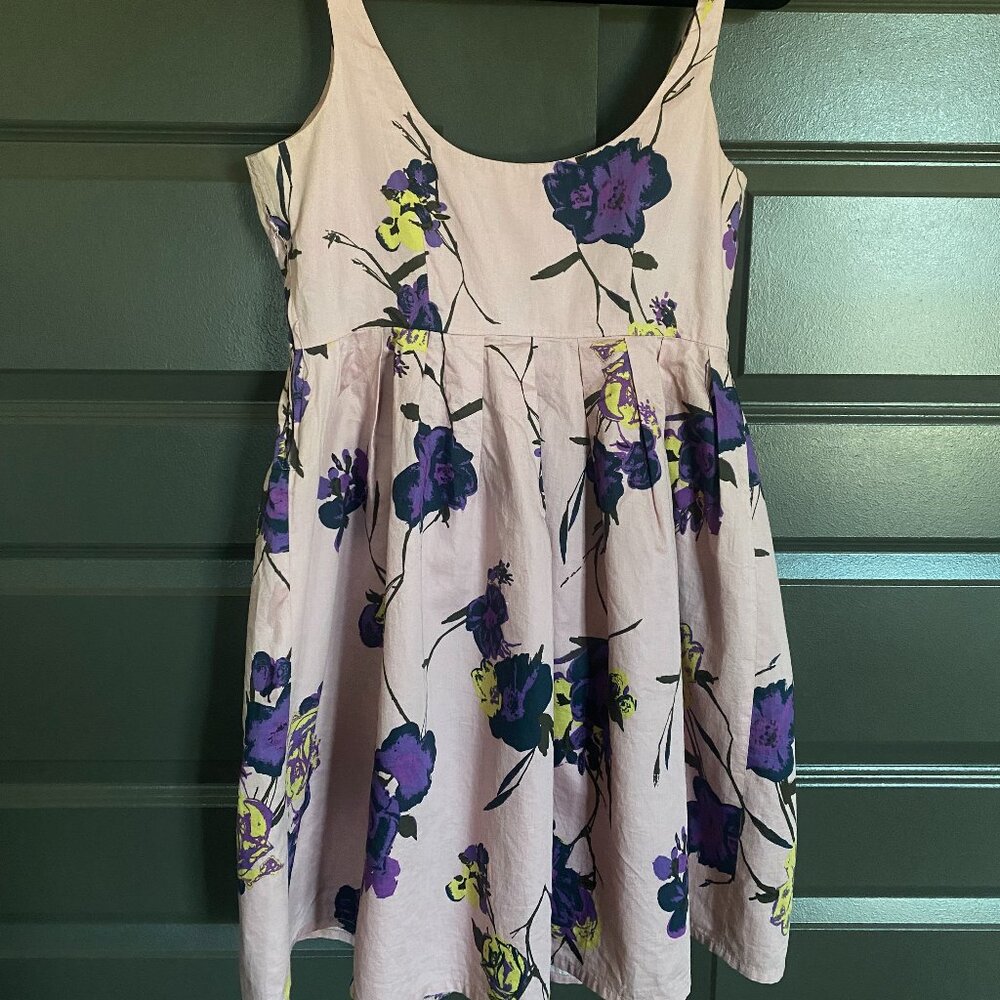 Pink Floral BB Dakota Babydoll Dress in Sz 10